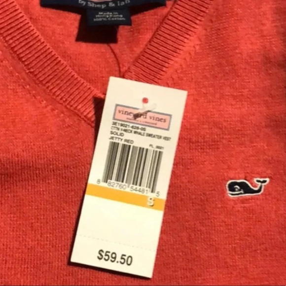 VINEYARD VINES NWT BOYS SWEATER VEST TOP SHIRT CASUAL SUMMER SPRING SIZE S SMALL - Picture 6 of 6